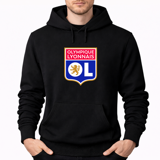 Men's Olympique Lyonnais FC Pullover Hoodie