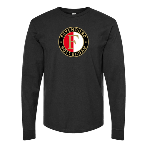 Men's Feyenoord FC Cotton Long Sleeve T-Shirt