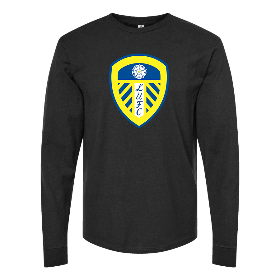 Youth Kids Leeds United Football Club Long Sleeve T-Shirt