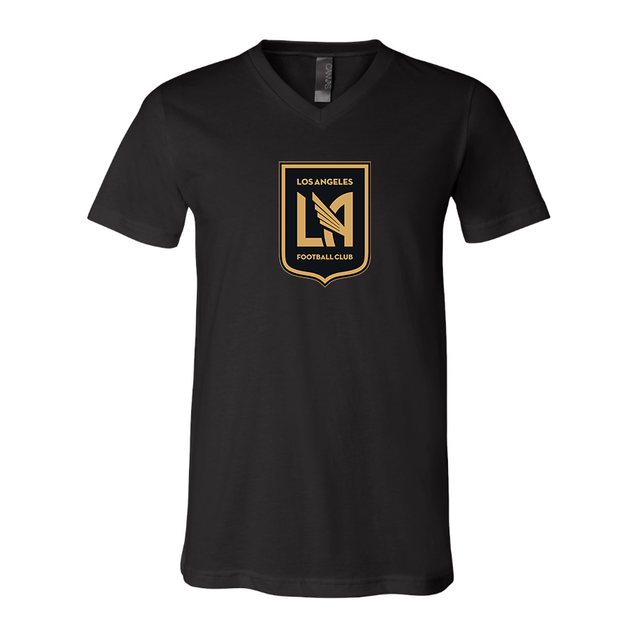 Men’s LAFC Los Angeles Football Club - BELLA + CANVAS - Jersey V-Neck Tee - 3005