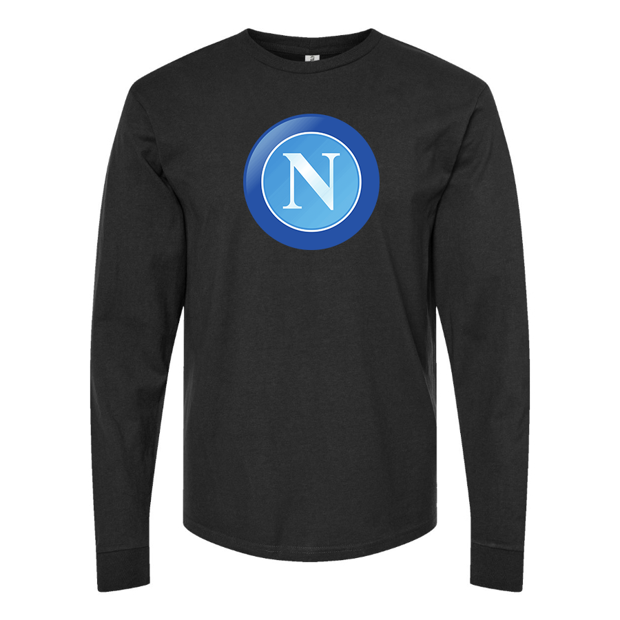 Men's Napoli FC Cotton Long Sleeve T-Shirt