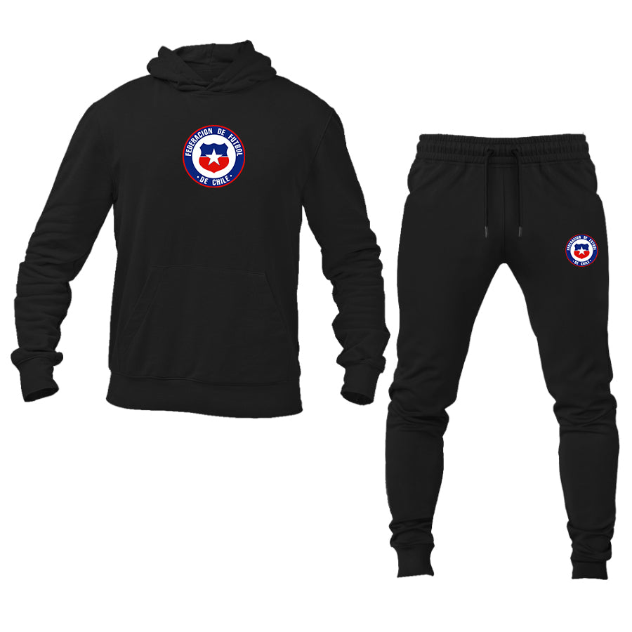 Men's Chile National Soccer Team  Hoodie Joggers Set