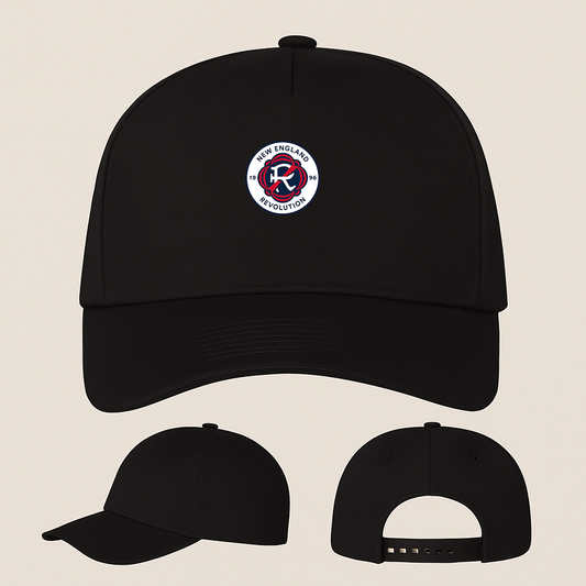 New England Revolution FC Five Panel Twill Snapback Cap