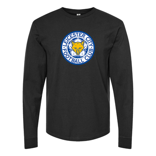 Men's Leicester City FC Cotton Long Sleeve T-Shirt
