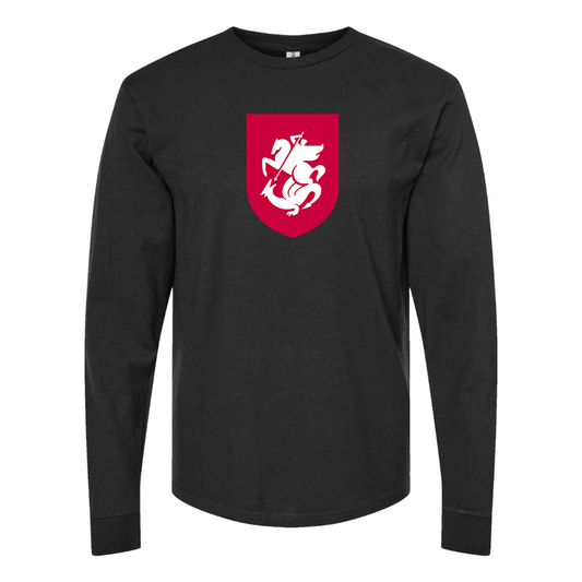 Men's Georgia National Soccer Team Long Sleeve T-Shirt