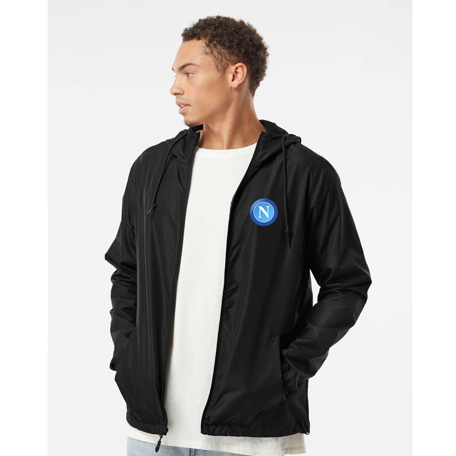 Men’s Napoli FC - Independent Trading Co. - Lightweight Windbreaker Full-Zip Jacket - EXP54LWZ