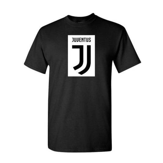 Youth Kids Juventus Soccer Cotton T-Shirt