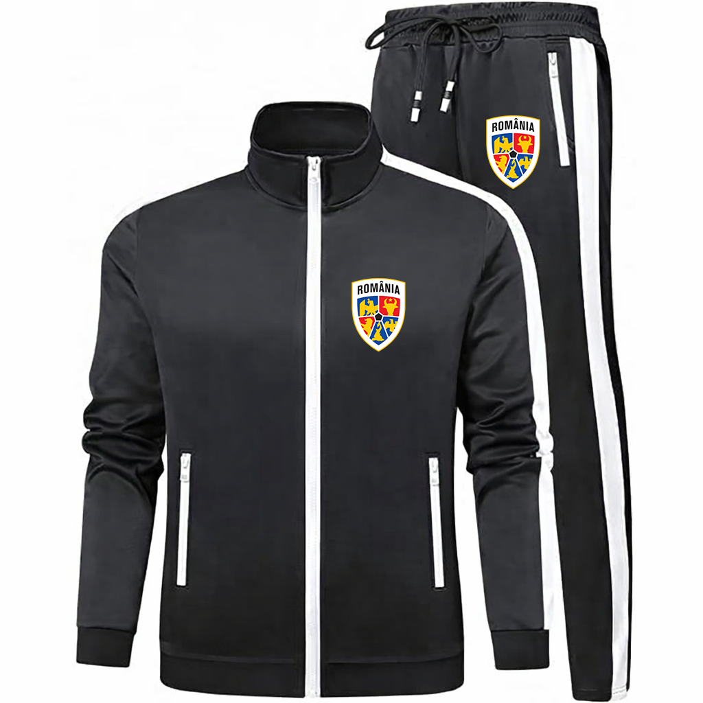 Men's Romania National Soccer Team Dri-Fit TrackSuit