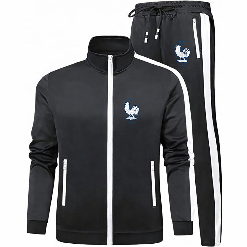 Men's France National Soccer Team Logo Dri-Fit TrackSuit