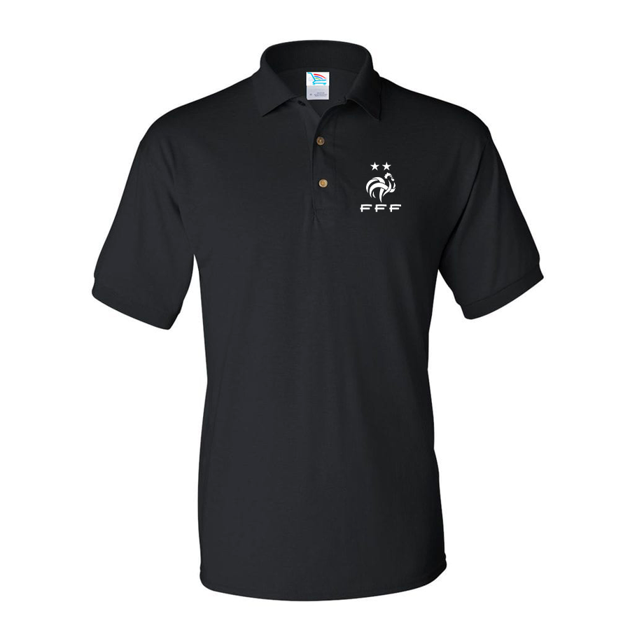 Men's France Soccer Dry Blend Polo