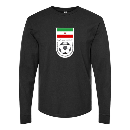 Men's Iran National Soccer Team Long Sleeve T-Shirt
