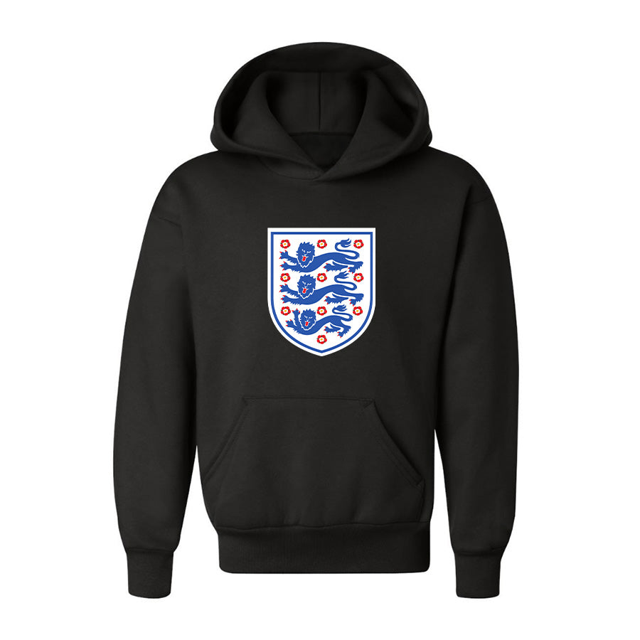 Youth Kids England National Football Team Pullover Hoodie