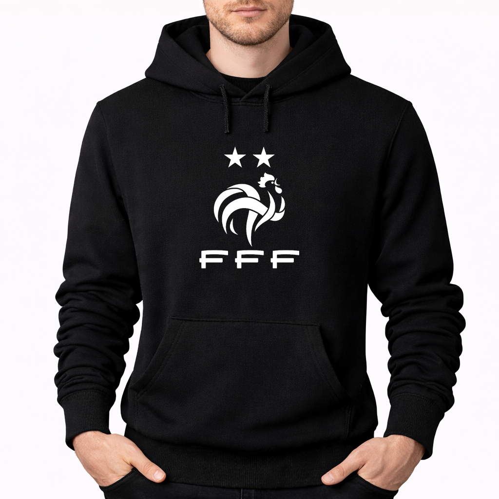 Men's France Soccer Pullover Hoodie