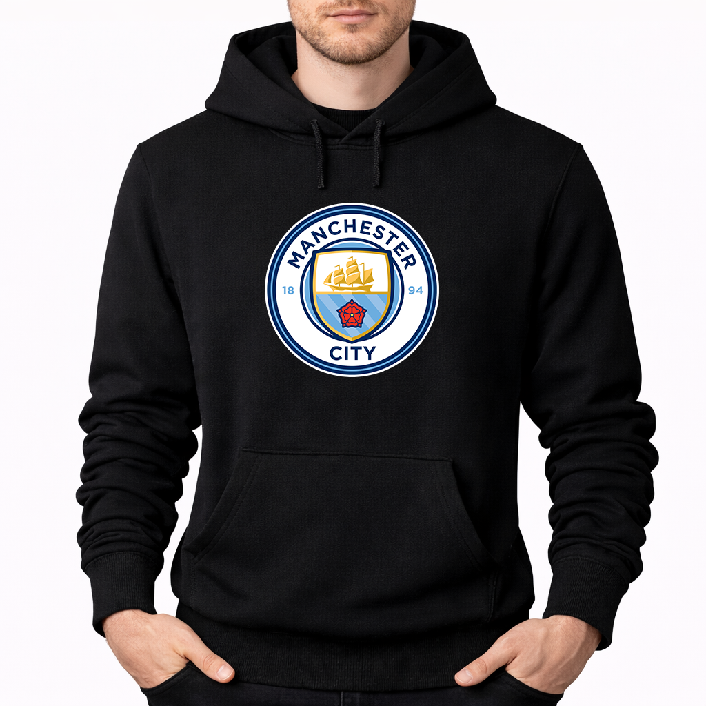 Men's Manchester City Soccer Pullover Hoodie