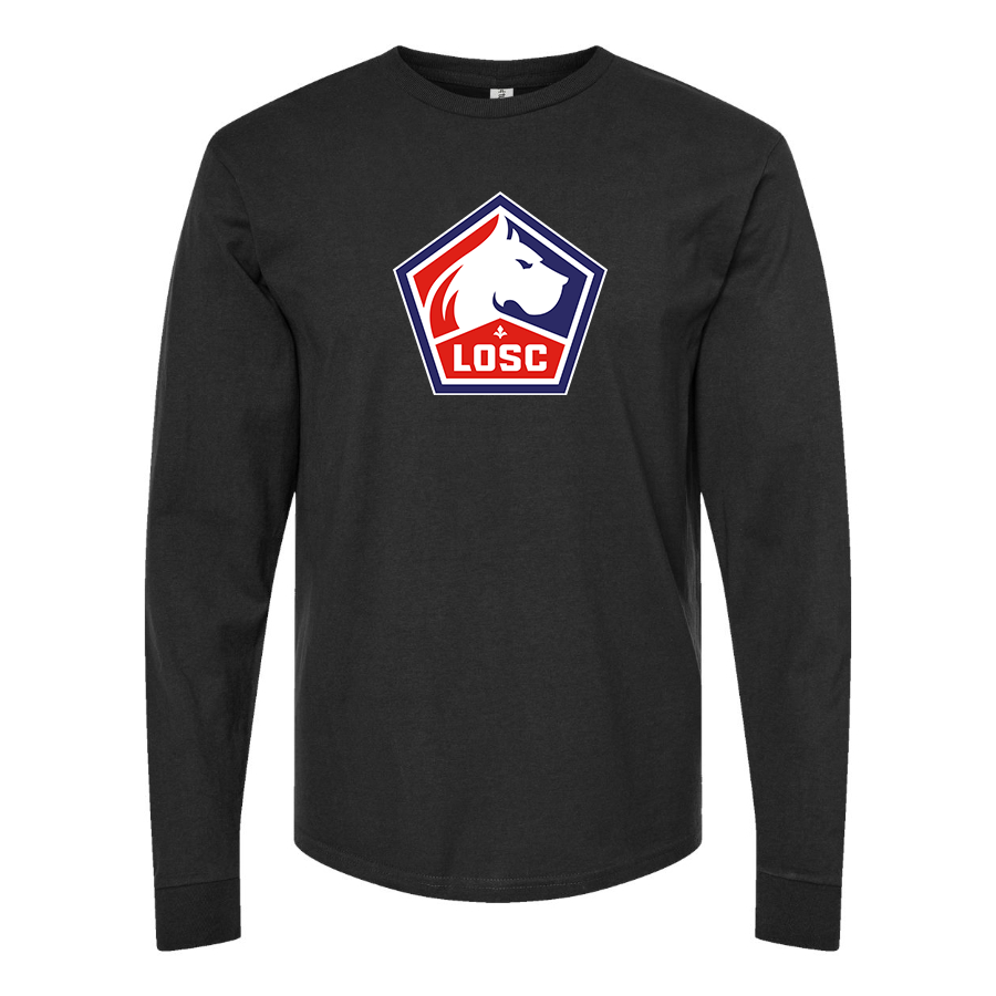 Youth Kids Lille Olympique FC Long Sleeve T-Shirt