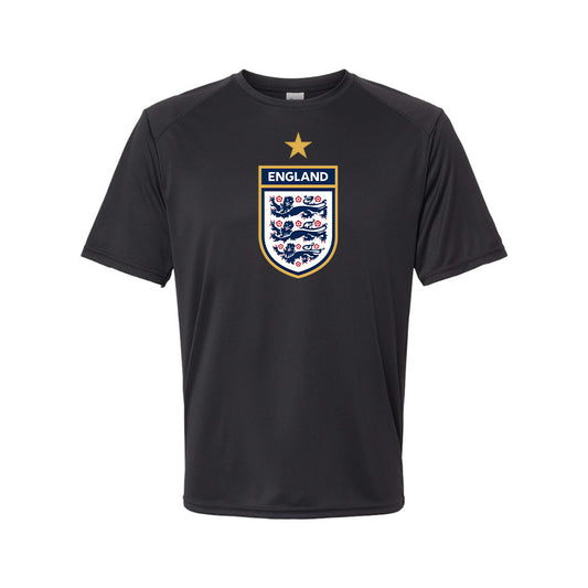 Youth Kids England National Soccer Team Performance T-Shirt