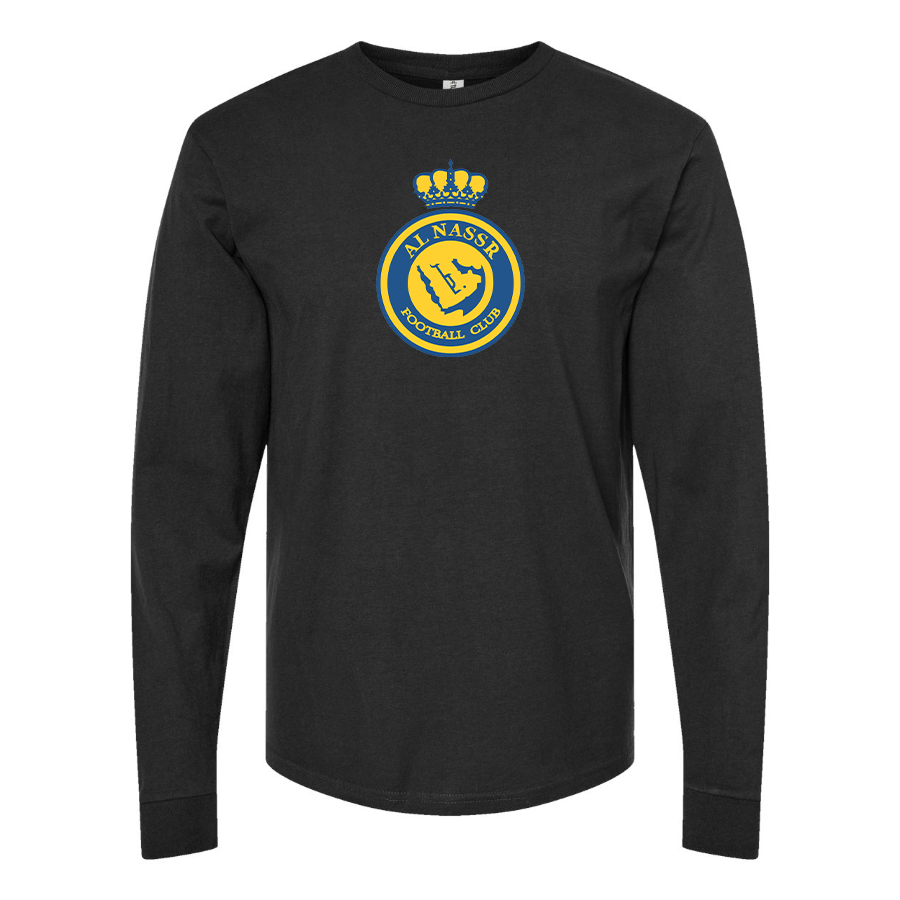 Men's Al Nassr FC Cotton Long Sleeve T-Shirt