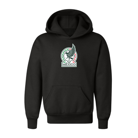 Youth Kids Mexico Soccer Pullover Hoodie