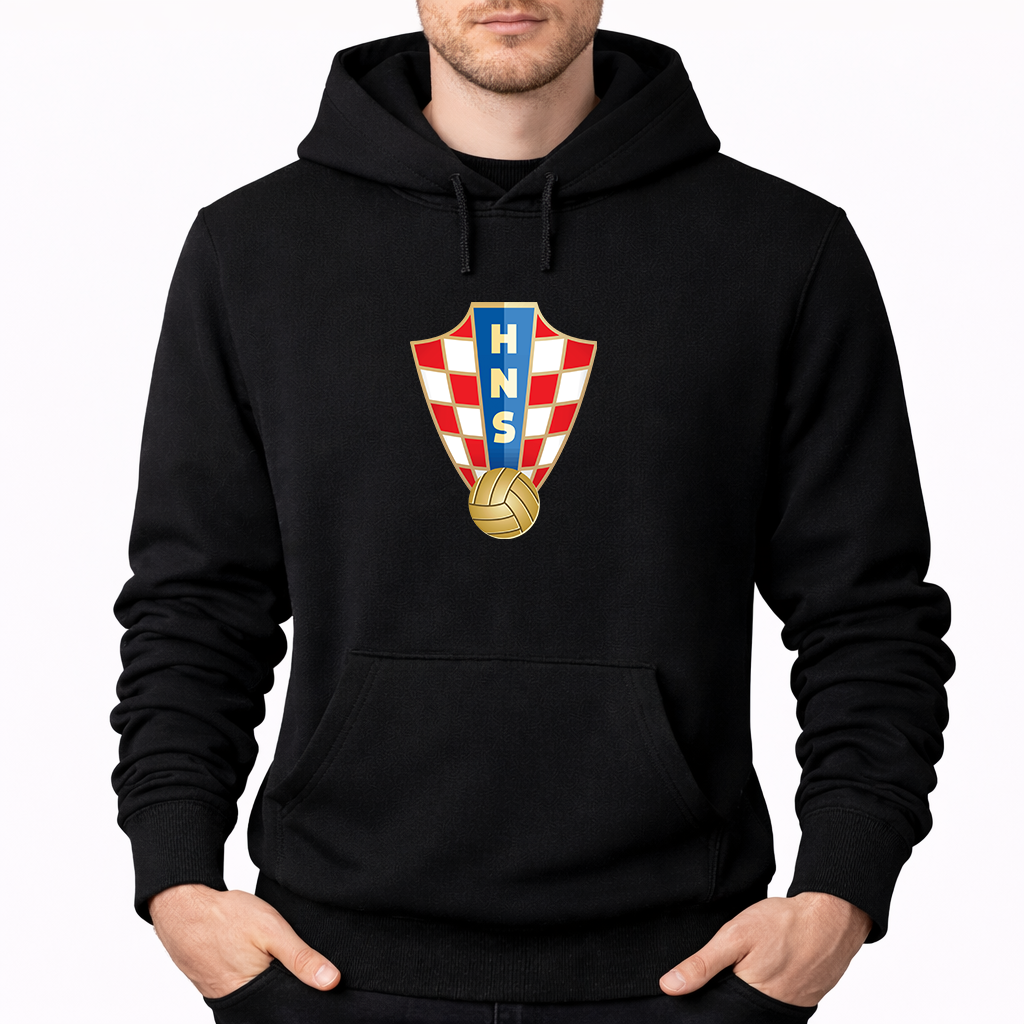 Men's Croatia National Soccer Team Pullover Hoodie