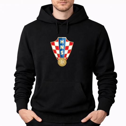 Men's Croatia National Soccer Team Pullover Hoodie
