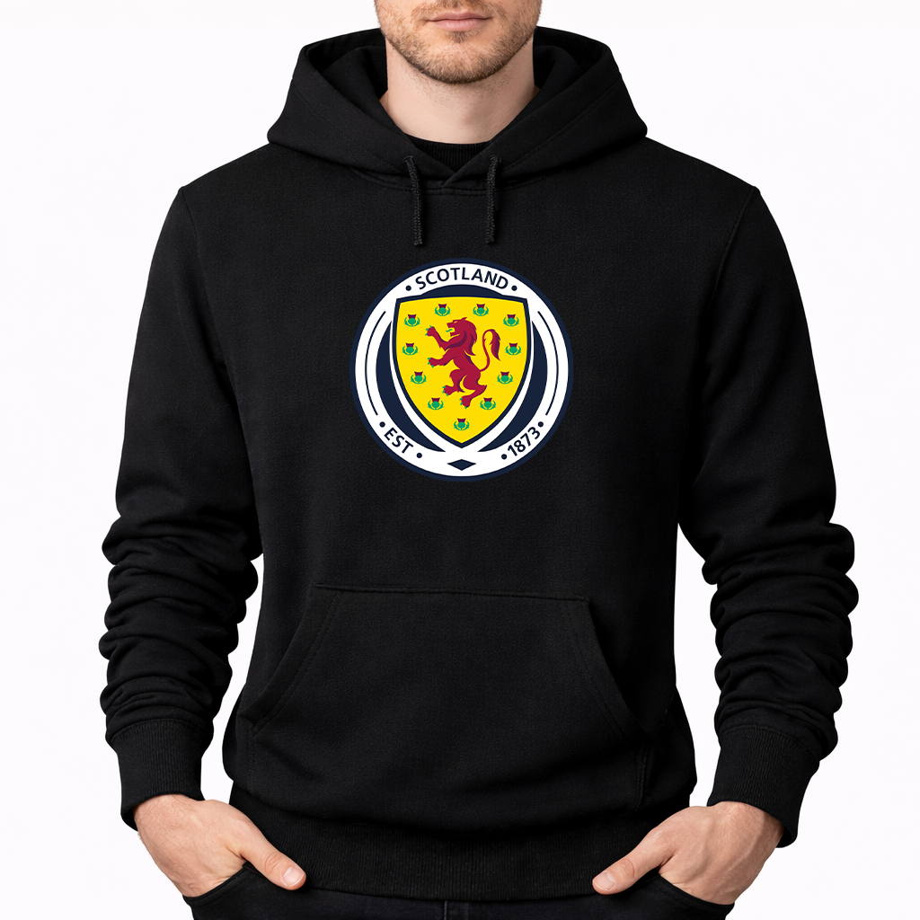 Men's Scotland National Soccer Team Pullover Hoodie