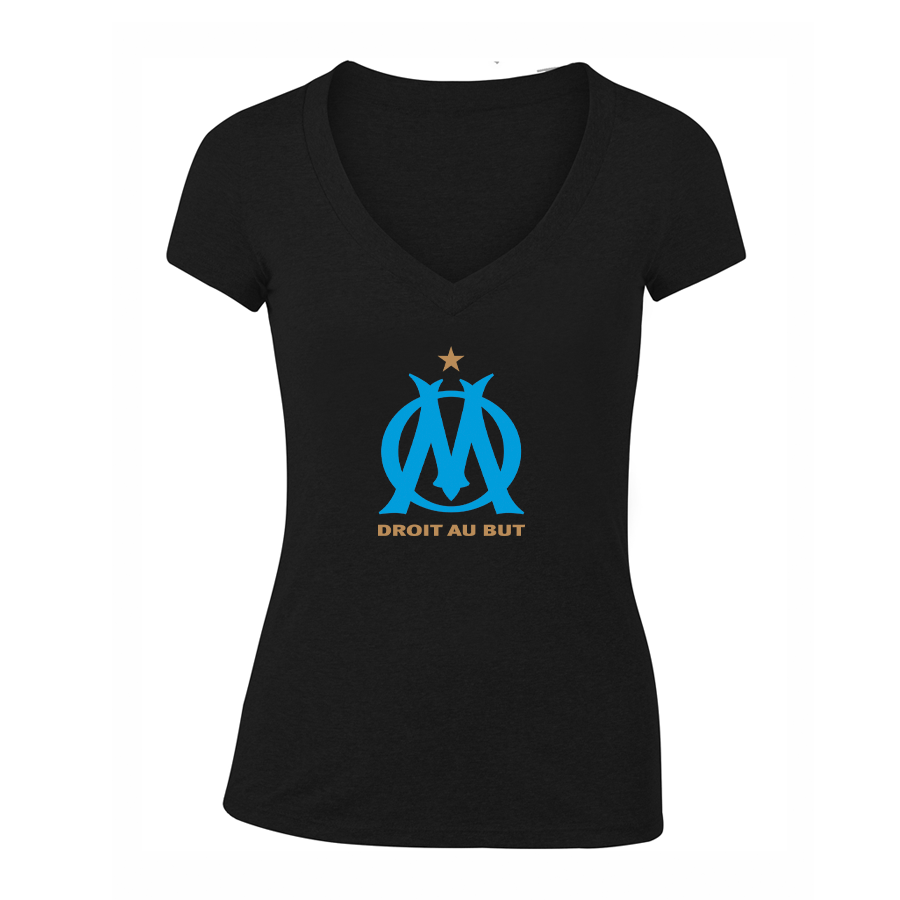 Women's Olympique de Marseille FC V-Neck T-Shirt