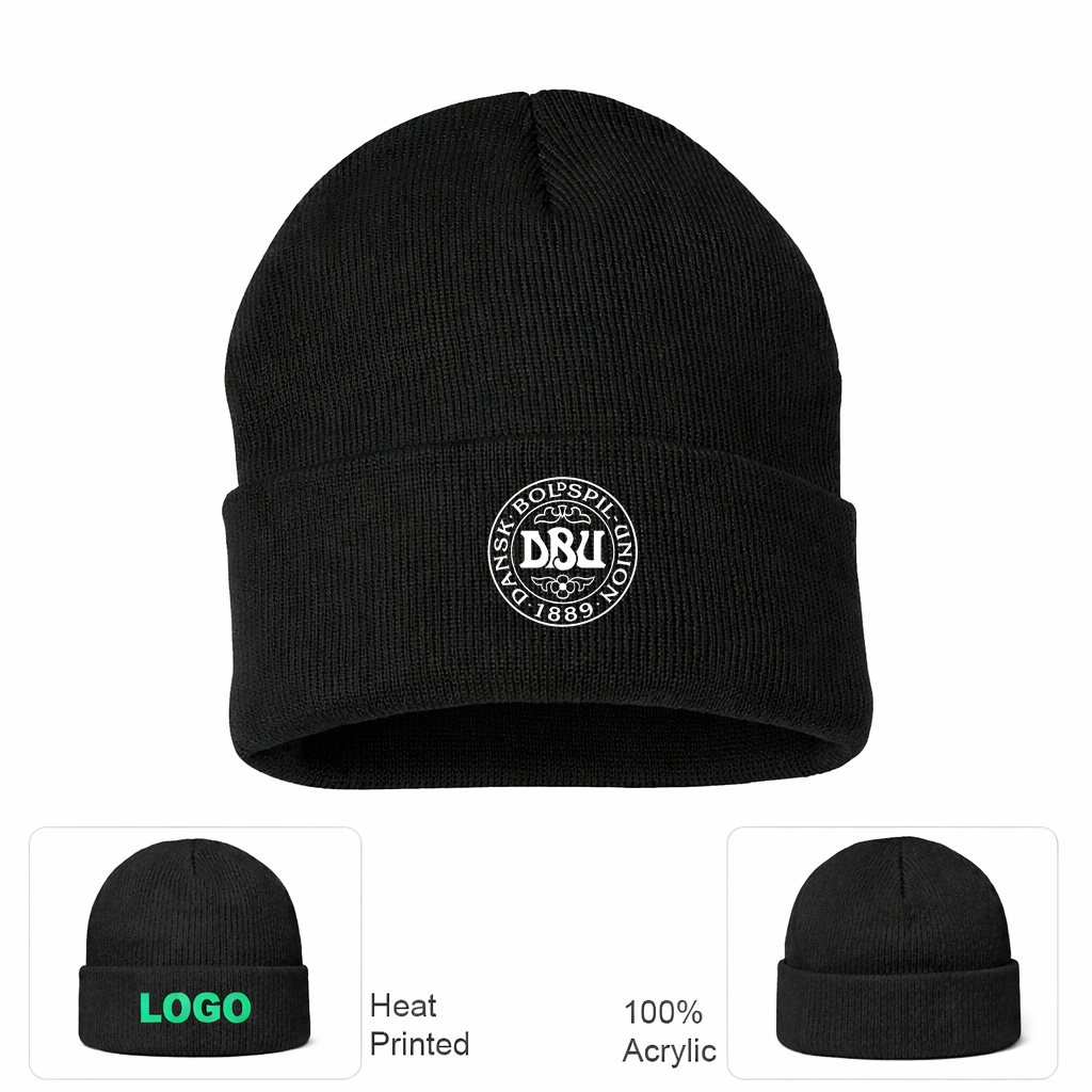 Denmark Soccer Beanie Hat