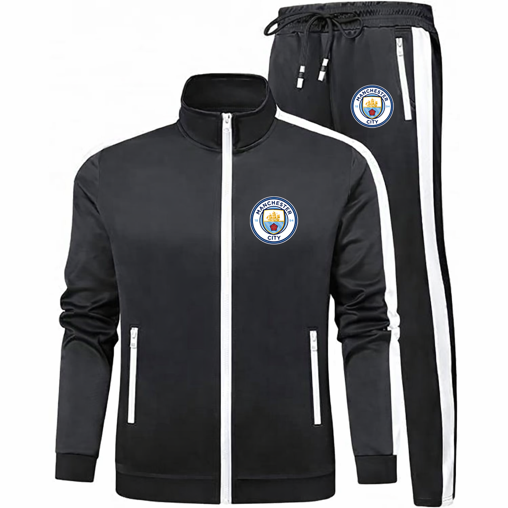 Men's Manchester City Soccer Logo Dri-Fit TrackSuit