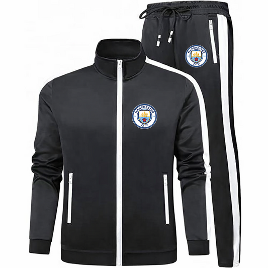 Men's Manchester City Soccer Logo Dri-Fit TrackSuit