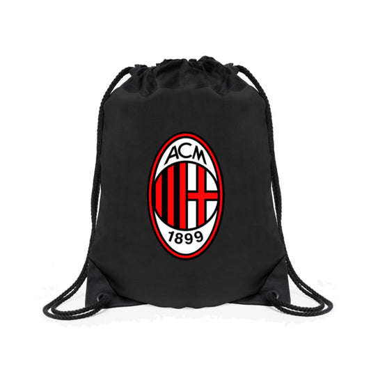 AC Milan Soccer Drawstring Bag