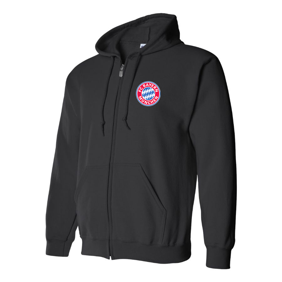 Men's F.C. Bayern Munchen Soccer Zipper Hoodie