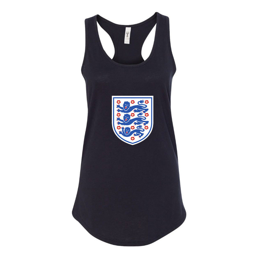 Women's England National Football Team Racerback Tank Top