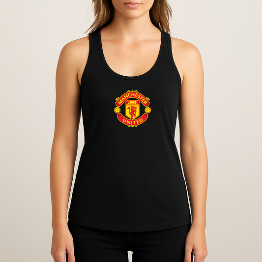 Women's Manchester United Soccer Racerback Tank Top