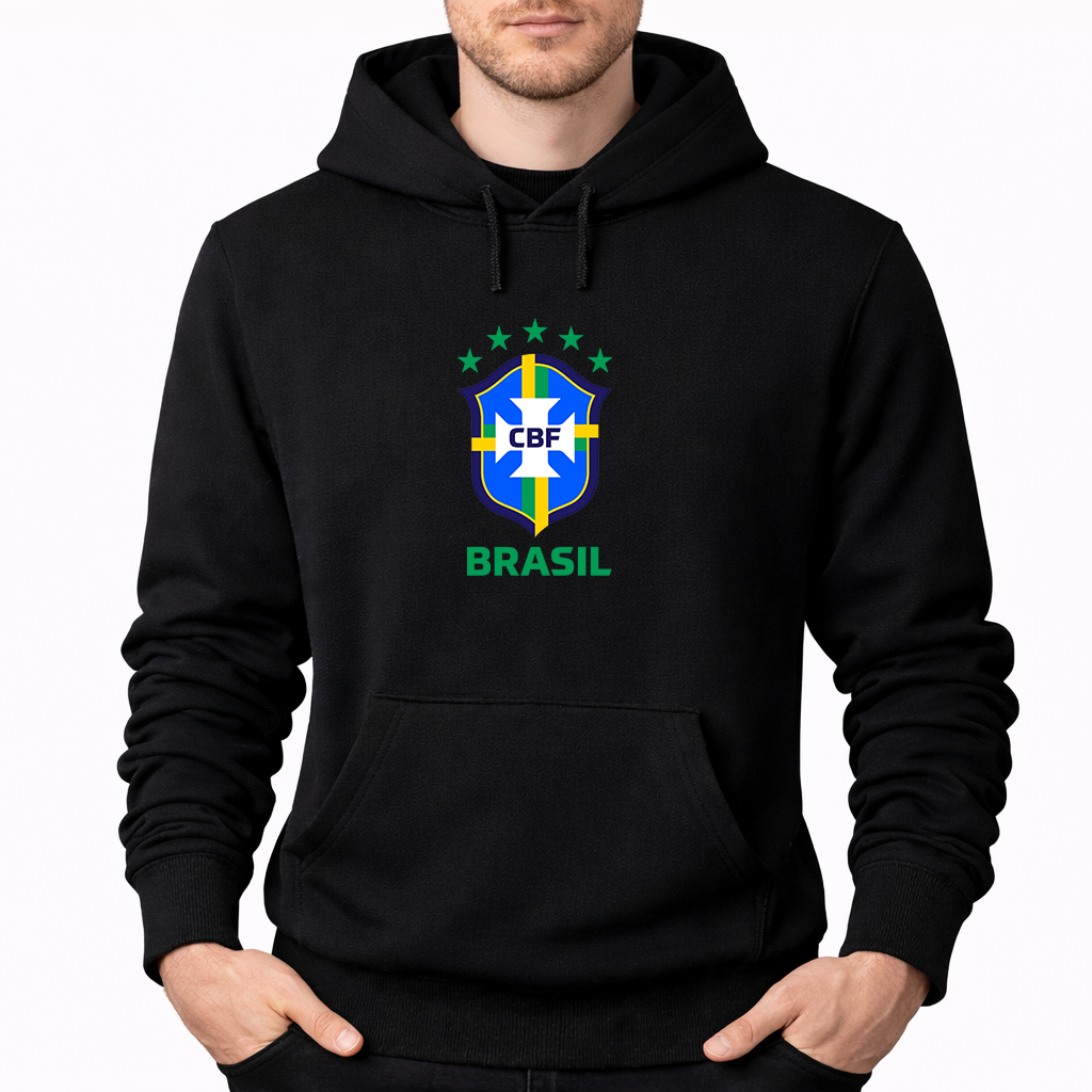 Men's Brasil National Soccer Team Pullover Hoodie