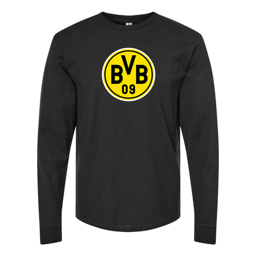 Men's Borussia Dortmund BVB FC Cotton Long Sleeve T-Shirt