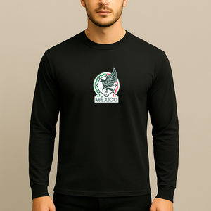 Men’s Mexico Soccer Long Sleeve T-Shirt
