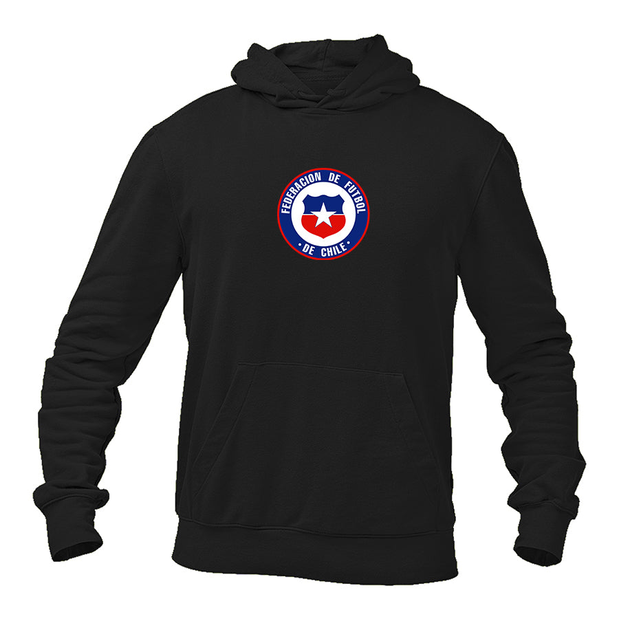 Men's Chile National Soccer Team  Pullover Hoodie