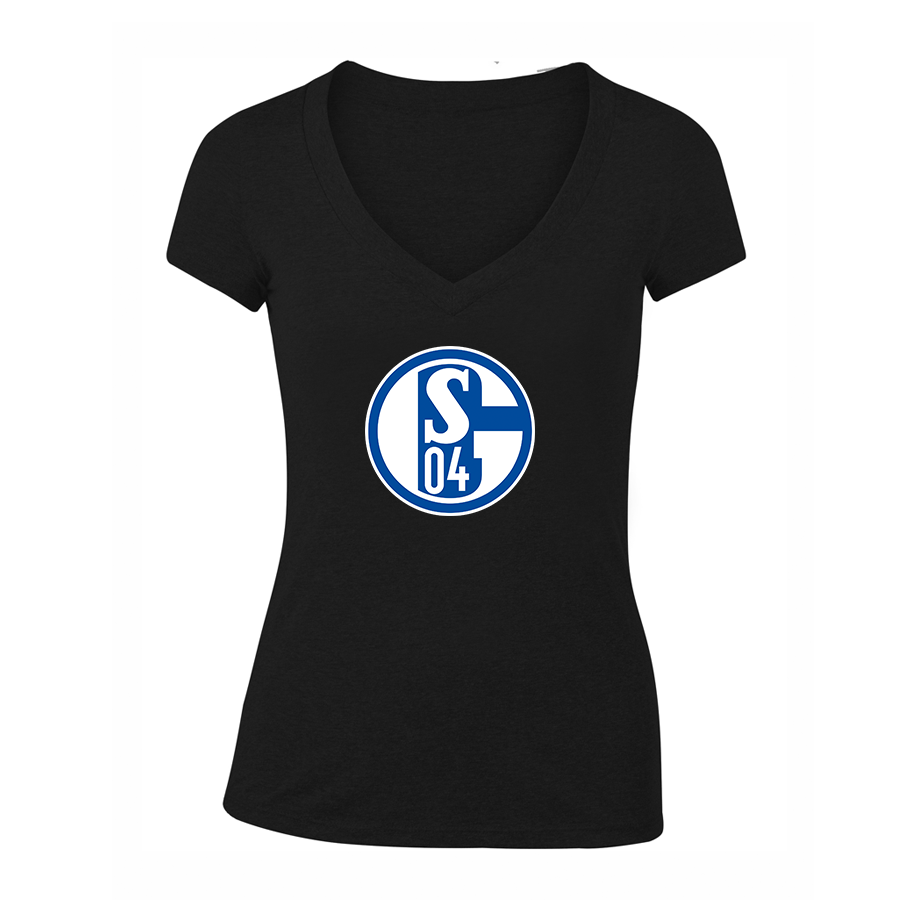 Women's Schalke 04 FC V-Neck T-Shirt