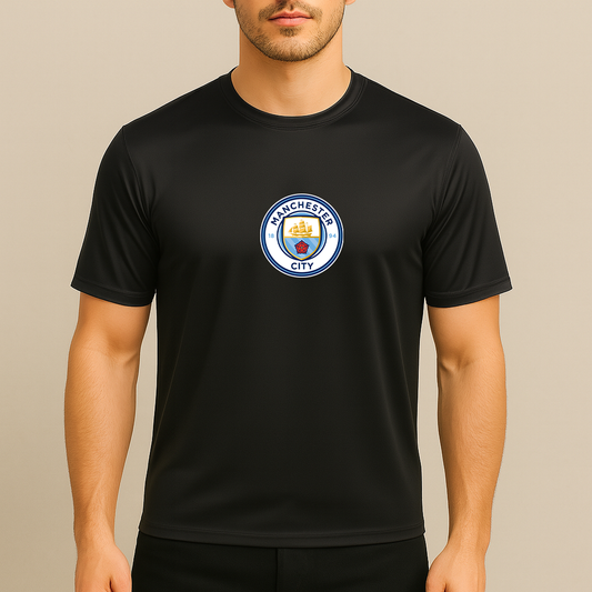 Men's Manchester City Soccer Polyester T-Shirt