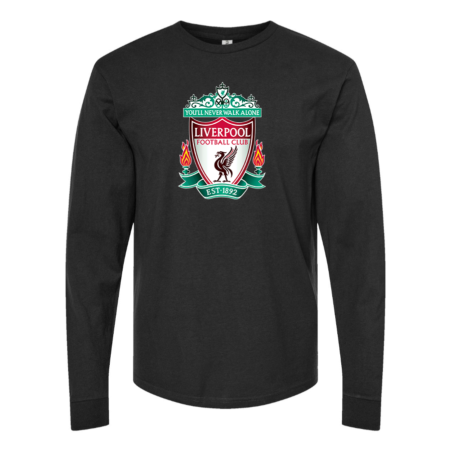 Youth Kids Liverpool Football Club Est.1892 Long Sleeve T-Shirt