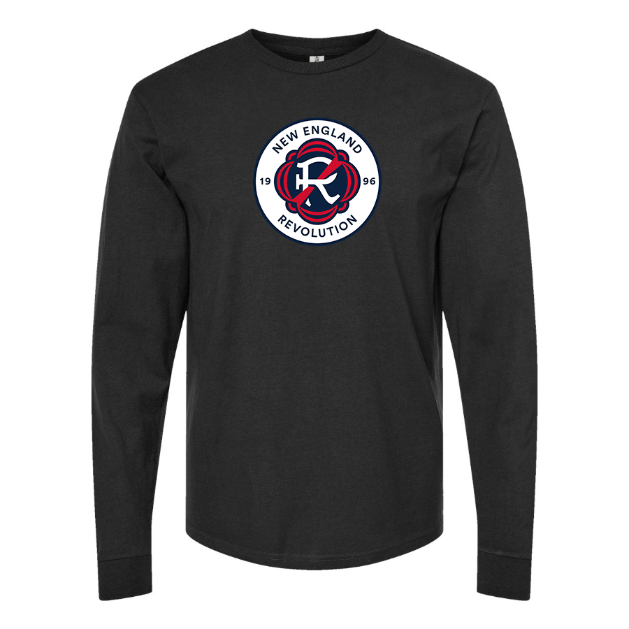 Men's New England Revolution FC Cotton Long Sleeve T-Shirt