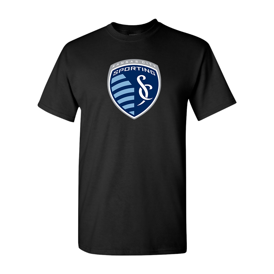 Youth Kids Sporting Kansas City FC Cotton T-Shirt