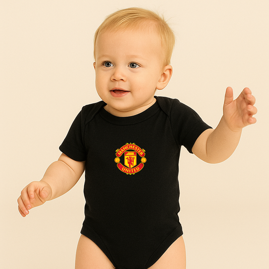 Baby Manchester United Soccer Romper Onesie