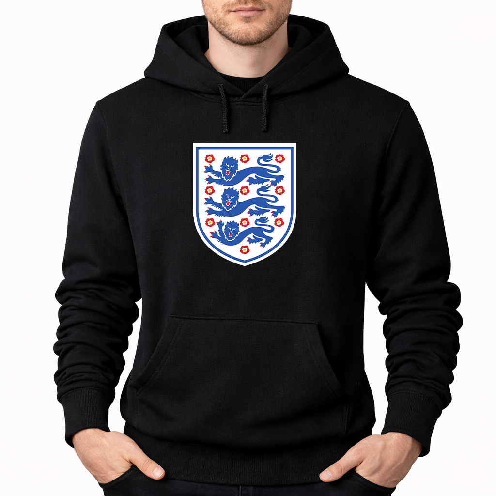 Men's England National Football Team Pullover Hoodie
