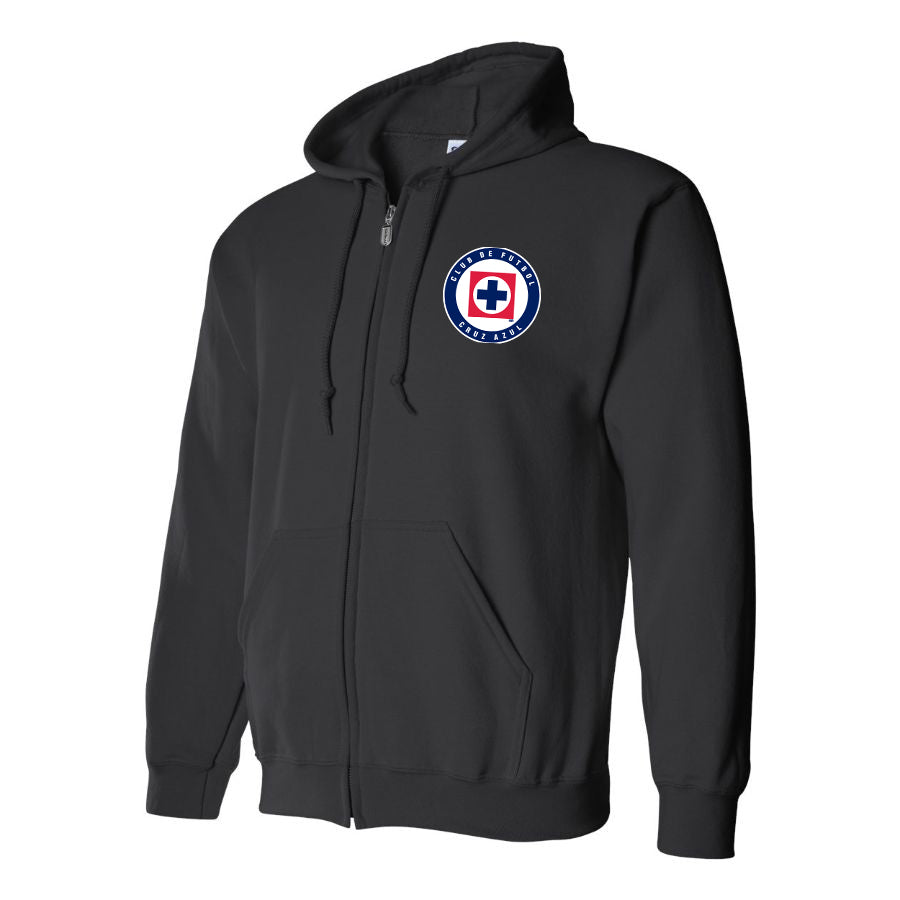 Men's Cruz Azul Football Club Zipper Hoodie