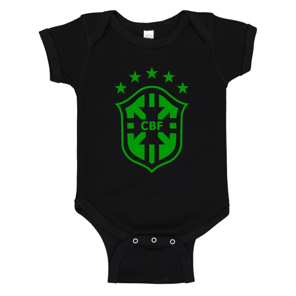 Baby Brazil Soccer Romper Onesie