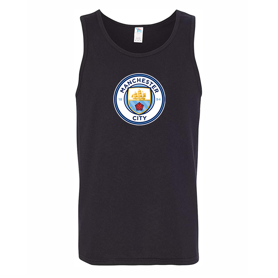 Men's Manchester City Soccer Tank Top