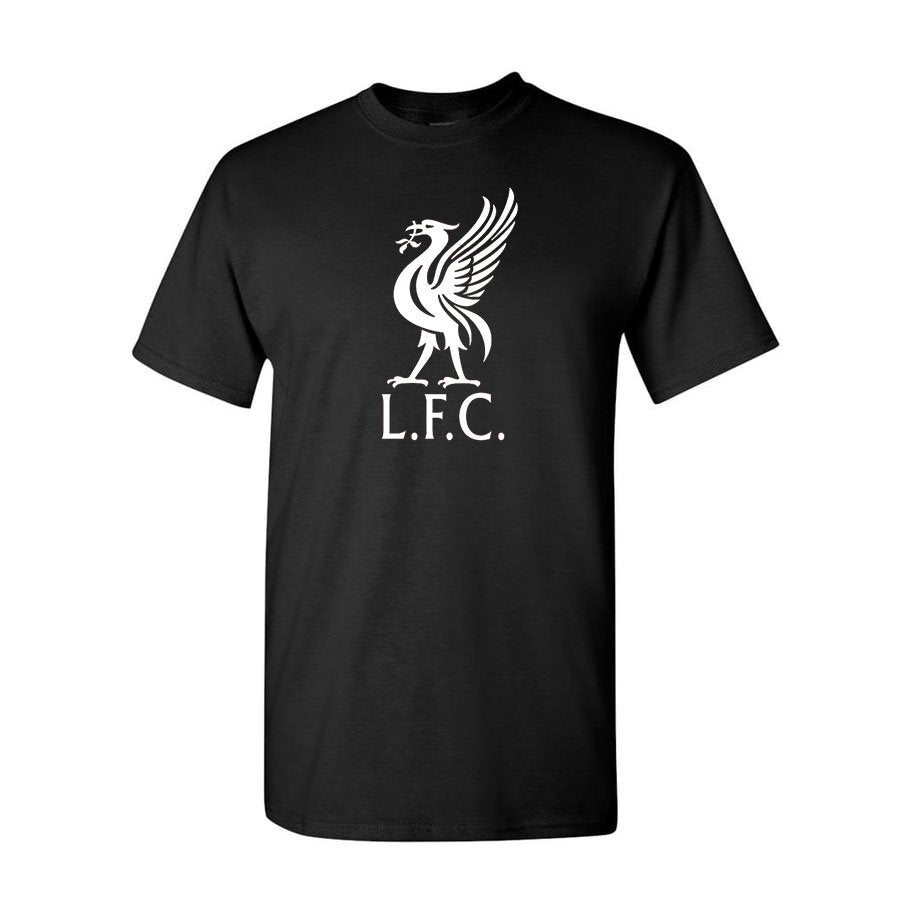 Youth Kids Liverpool L.F.C. Soccer Cotton T-Shirt