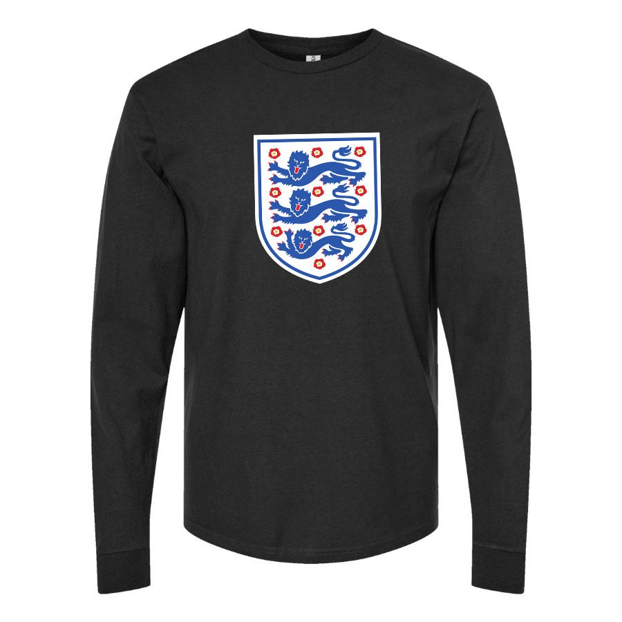 Men's England National Football Team Long Sleeve T-Shirt