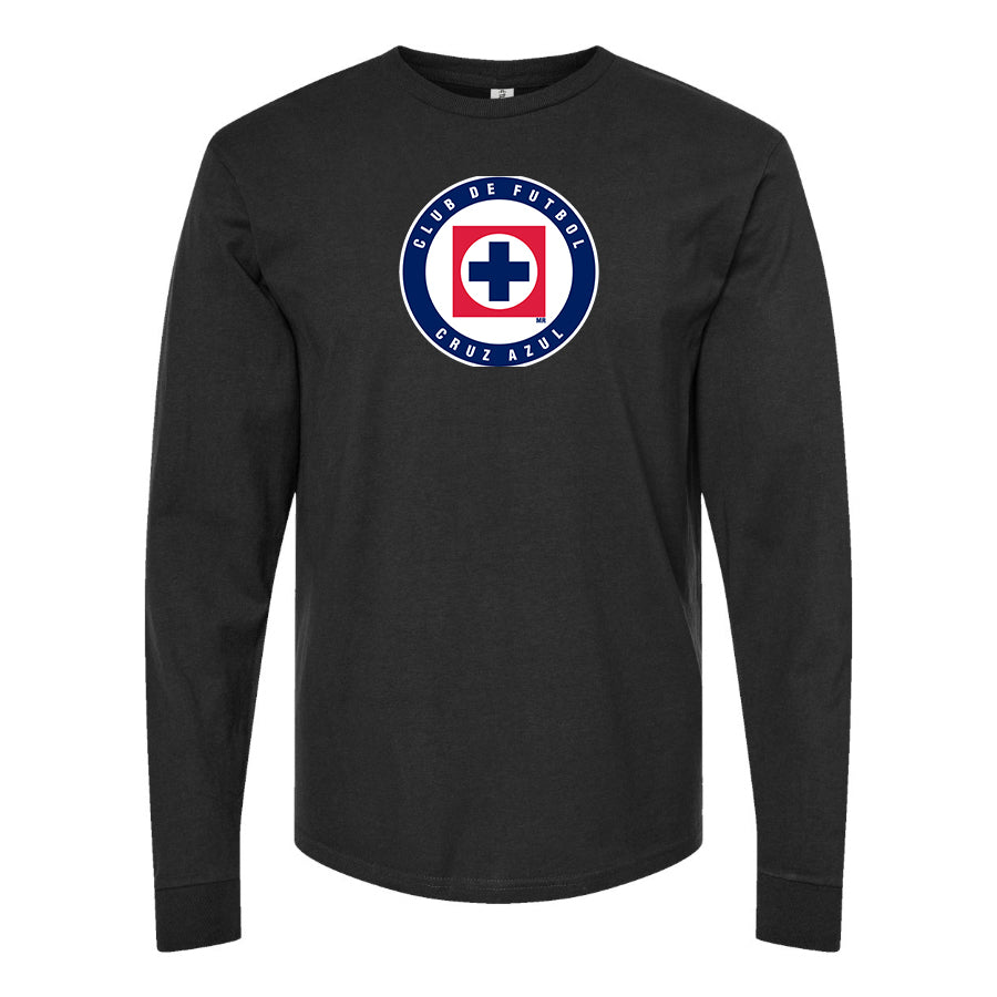 Men's Cruz Azul Football Club Long Sleeve T-Shirt